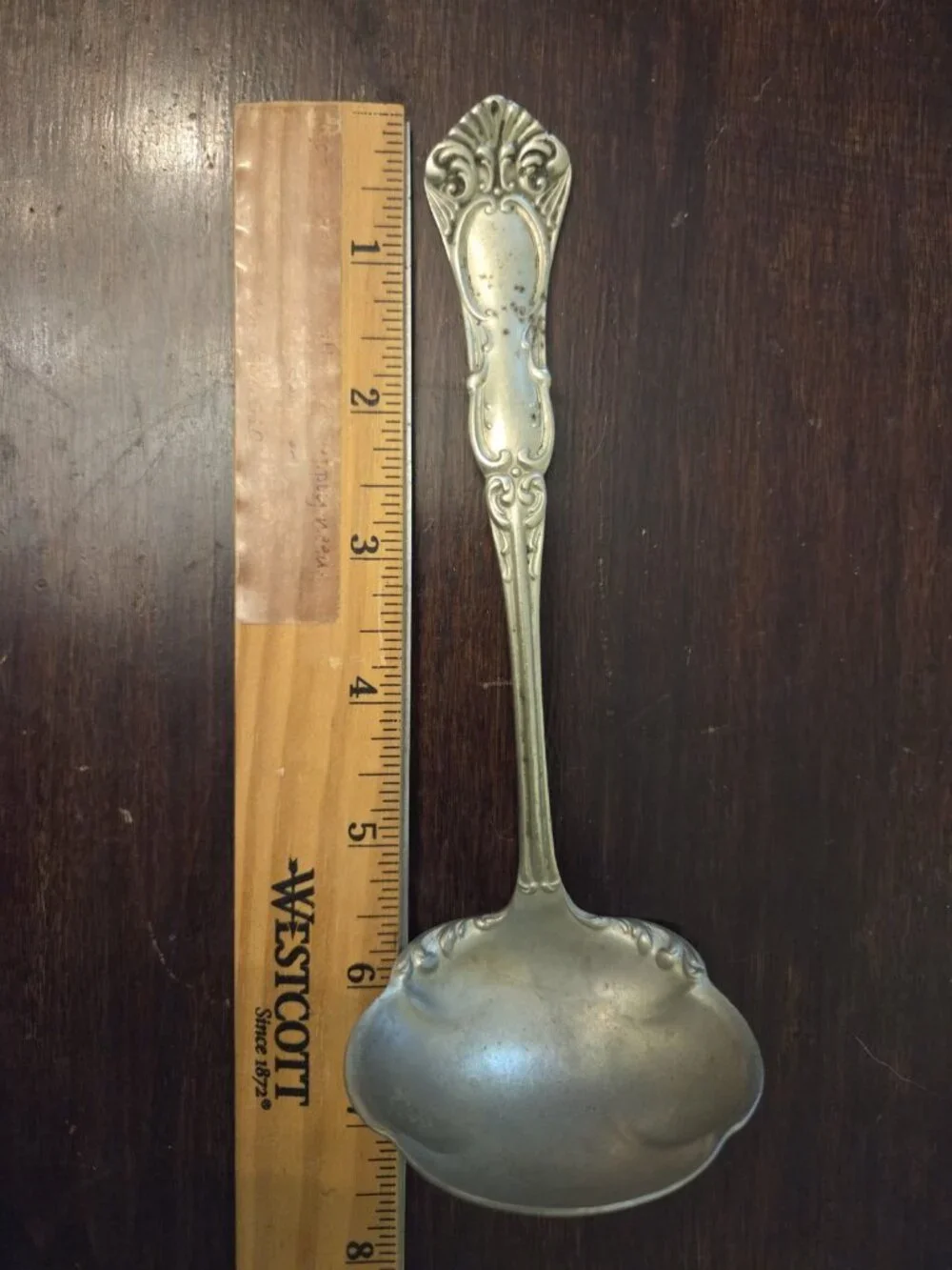 Antique Wm Rogers Oneida Ardsley-Empress Cream Ladle 5 7/8